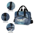 thumbnail image 3 of FORMRS Reusable Lunch Bag for Work School Leakproof Insulated Cooler with Adjustable Shoulder Strap, Night Floating Whale, 3 of 6