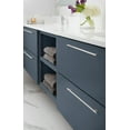 thumbnail image 4 of Amerock Bar Pulls 18-7/8 inch (480mm) Center-to-Center Black Bronze Cabinet Pull, 4 of 7