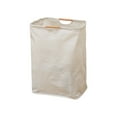 thumbnail image 2 of Fiudx Cesta de Ropa Plegable, Diseño de Tela Beige, Ahorra Espacio, Ligera y Portátil, Gran Capacidad, Fácil de Guardar, Ideal para Dormitorios y Apartamentos, Tamaño 55 X 41 X 29 Cm., 2 of 5