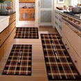 thumbnail image 2 of Kitchen Rugs Sets 3 Piece with Runner Floral Kitchen Floor Mat Carpet Farmhouse Rugs and Mats Non Skid Washable Runner Rug for Kitchen Office Sink Laundry, 2 of 12