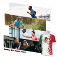 thumbnail image 5 of Exclusive design Mexico Flag Grain 3D Printed Men For Running Bike Soccer Tennis Fitness Sports tshirt Mesh Fans Short T-shirt, 5 of 10