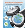 thumbnail image 6 of Above Ground Pool Pump 1.5HP 0.35HP Dual Speed 110 GPM 54 ft Lift 52 GPM 14 ft Lift 110V 3450 RPM with Strainer Basket 122 Fahrenheit Max Water Temp, 6 of 6