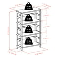 thumbnail image 3 of Granville 5Pc Storage Shelf with 2 Large and 2 Small Foldable Baskets, 3 of 3
