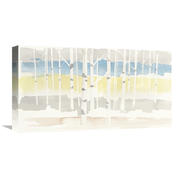 Global Gallery Avery Tillmon 'Springlake Aspens Crop' Canvas Wall Art