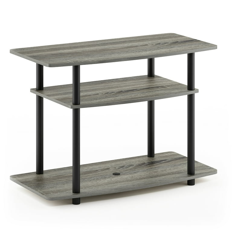 テレビーノ Furinno Turn-N-Tube 3-Tier TV Stand, No Tools Assembly