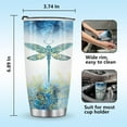 thumbnail image 6 of Dragonfly Mug Tumbler Women Gifts - Coffee Cup Presents for Girls Sisters Soul Female Friends Mom Wife Kids Easter Mothers Day Birthday Christmas 20oz Stainless Steel Insulated Thermos Cup, 6 of 6