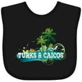 thumbnail image 3 of Inktastic Turks and Caicos Islands Boys or Girls Baby Bib, 3 of 4