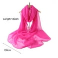 thumbnail image 6 of Lady Scarf Soft Sunscreen Lightweight Thin Women Summer Neck Wrap for Vacation, 6 of 8