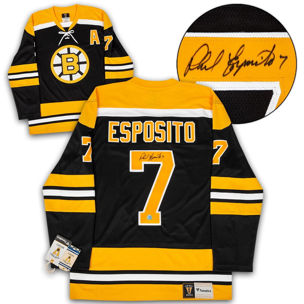 Signed Phil Esposito Jersey - White Fanatics