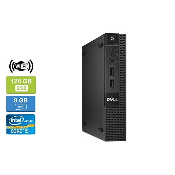 Refurbished: DELL 3020 Intel Core i5-4590T 8GB 128GB SSD Win 10 Pro Wifi HDMI UK&M