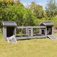 thumbnail image 6 of MEDEHOO Rabbit Hutch Indoor Outdoor Bunny Cage Upgrade Large Space for Rabbit,Guinea Pig,Bunny and Other Small Animals,On Wheels Move Easily., 6 of 7