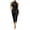 Black, variant on Formal Dresses for Women Sleeveless Fitted Waist Pencil Midi Dress with Pockets Breathable Casual Office Work Sundress Sky Blue S