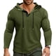 thumbnail image 1 of pstuiky manga larga para hombre, Suéter informal de color liso para hombre, cárdigan con botones, mangas largas y capucha top de hombre s, 1 of 7