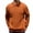 Orange, variant on Mens Sweaters Casual Cable Knit Pullover Sweater Black XXL