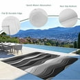 thumbnail image 4 of Fsddascl Black Stripes Outdoor Rug for Patio/Deck/Porch, Non-Slip Large Area Rug 6 x 9 Ft, Modern Simple Greyish Gradient Lines Indoor Outdoor Rugs Washable Area Rugs, Reversible Camping Rug Carpet, 4 of 5