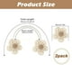 thumbnail image 4 of Cortinas SRG Rope Sunflower, paquete de 2 unidades, algodón y lino, color crema, 4 of 7