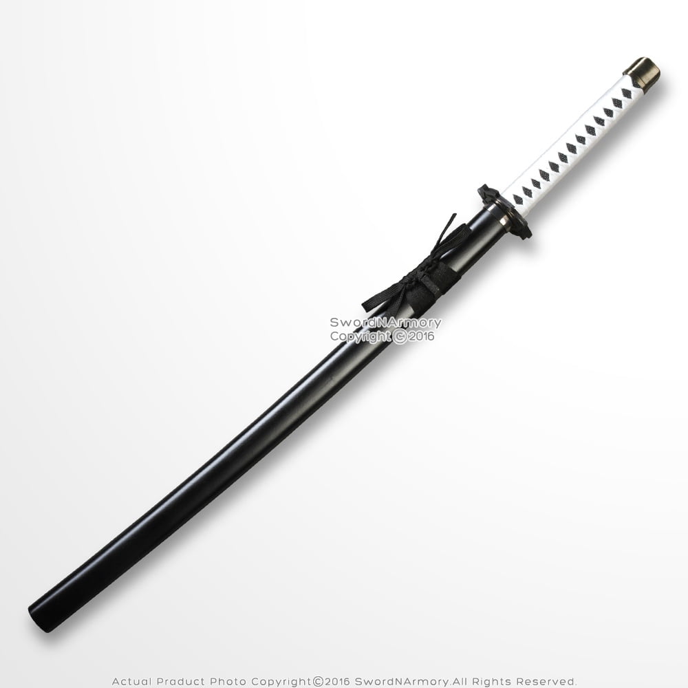 Munetoshi Fantasy Anime Samurai Katana Foam Toy Sword Scabbard LARP White Costumes Cosplay Halloween Christmas Gift Occasions