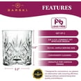thumbnail image 5 of Barski Whiskey Glasses - Double Old Fashioned Rocks Glass - Set of 2 Lowball Tumbler - DOF Crystal Glass Tumblers - For Scotch - Bourbon - Water - Beverage - Drinking Glasses- 10.5 oz, Made in Europe, 5 of 7
