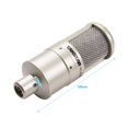 thumbnail image 3 of AMERTEER PC-K200 Cardioid-directional Condenser Recording Microphone Metal Structure Wide Frequency Response with Shock Mount for Network Karaoke Live Broadcast Recording Instrument Recor, 3 of 7
