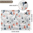 thumbnail image 3 of FORMRS A4 Clipboard Folder with Pen Holder Horizontal Foldable School Office Binder, Cartoon Blue Houses, 3 of 9