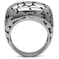 thumbnail image 4 of Womens Rings High polished (no plating) Stainless Steel Ring with No Stone TK048, 4 of 5
