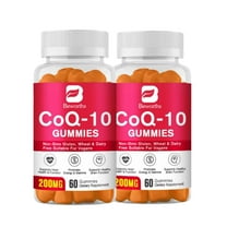 CoQ10 Gummies 200mg, High Absorption Coenzyme Q10 Supplements for Heart Health & Cellular Energy, Non-GMO, Gluten Free, 120 Count(2 Pack)