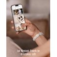 thumbnail image 6 of Wearlizer Stainless Steel Scrollwork Band Compatible with Apple Watch, Dressy Chain Bracelet for Women, 38/40/41/42/44/45/46/49mm, Series 11/10/9/8/7/6/5/4, SE, Ultra 7, 6 of 7