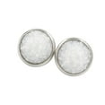 thumbnail image 1 of Pendientes Gotas para los oídos de acero inoxidable Galvanoplastia fina Superficie lisa Ligero Pendientes Magnífico regalo para boda Ropa, zapatos y accesorios Miscelánea Blanco intermitente Minnieouse  AP009493-13B, 1 of 6