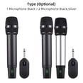 thumbnail image 2 of Professional UHF Wireless Microphone System with Handheld Cordless Microphone & Receiver Rechargeable Mic 16 Channels for Video Live Broadcast Interview Singing Party, 2 of 6