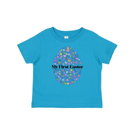 

Inktastic My First Easter Egg Outfit for Girls Gift Baby Girl T-Shirt