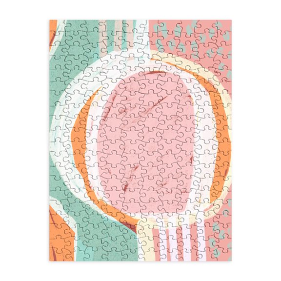 Society6 Sewzinski Shapes And Layers 50 200 Piece Jigsaw Puzzle