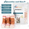 thumbnail image 5 of Pawant Dog Treats Chicken Rawhide Bones for Dogs Long Lasting Chews 6.5" 0.5lb, 5 of 10