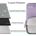 thumbnail image 3 of Funda para portátil MOSISO de 13,3 pulgadas, poliéster, color morado, 3 of 6