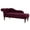 Burgundy, variant on Pemberly Row Tufted Roll Arm Chaise Lounge Olive Green Velvet