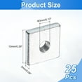 thumbnail image 2 of 25Pack M3x10mmx2mm Square Nuts, Carbon Steel Zinc Plated Coarse Thread Nuts, 2 of 6