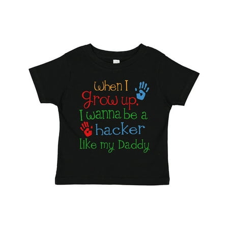 

Inktastic Hacker Like Daddy Gift Toddler Boy or Toddler Girl T-Shirt
