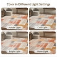 thumbnail image 7 of ODIKA 8'x10' Washable Area Rug Geometric Abstract Contemporary Distressed Motif Weathered Assorted for Dining Room, Large Office, Lounge, Non-Slip Chair-Friendly Mat, 7 of 7