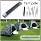 thumbnail image 5 of Palo para tienda de campaña Soporte para tienda de campaña Varilla de fibra de vidrio Soporte tubular Soporte para lona Palo para acampada, 5 of 5