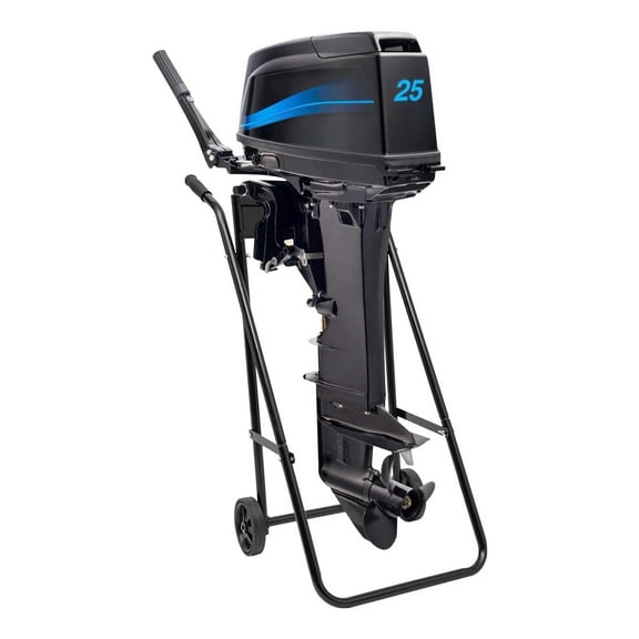 Heavy Duty Outboard Boat Motor Stand- Carrier Cart Dolly Trolley Transport Cart Portable 110.23 Load Outboard Motor Carrier for Motor Repair, Maintenance, Storage Black