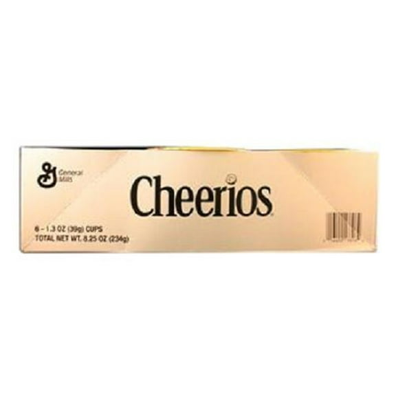 General Mills Cereal, Cheerios - Cup, Count 6 (1.3 oz) - Cereals / Grab Varieties & Flavors