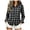 Dark Gray, variant on Womens Flannel Plaid Button Down Shirts Dressy Casual Collared Long Sleeve Blouses Comfort Slim Fit Tunic Tops Fall Winter Work Office Coat Jackets