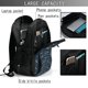thumbnail image 4 of Fotbe Romantic Eiffel Tower Mochila con Estampado y Puerto USB para Hombre y Mujer, Mochila Antirrobo, Mochila de Viaje, Mochila Escolar, Mochila Universitaria, 4 of 7