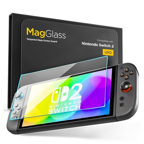MagGlass Designed for Nintendo Switch 2 Tempered Glass Screen Protector (2025 8" inch) Applicator Included