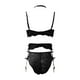 thumbnail image 5 of Gibobby Conjunto de lencería Conjuntos de Lencería Sexy para Mujer Brasier de Encaje Flores Sujetador Abierto Tanga G-String Thong Ropa Interior Pijama(Negro, XG), 5 of 5