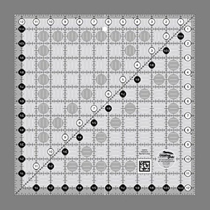 Creative Grids 12.5 Square Quilting Ruler Template CGR12