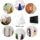 thumbnail image 4 of YZhouD - Paquete de 30 ganchos adhesivos para colgar, 10 kg, resistentes, de plástico transparente, para pared, puerta, cocina, baño, oficina, 4 of 7