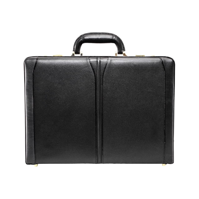 McKlein V Series LAWSON - Briefcase - top-grain cowhide leather - black, gold hardware