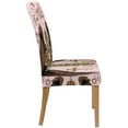 thumbnail image 3 of RYLABLUE Faith Pattern Stretch Chair Cover Protector Seat Slipcover for Dining Room Hotel Wedding Party Set of 4, 3 of 5