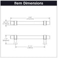 thumbnail image 7 of Hickory Hardware H079519 Crystal Palace 5-1/16" Center To Center Acrylic Clear Bar Cabinet, 7 of 7