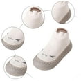 thumbnail image 5 of Yindaity Infant Shoes Baby Shoes & Socks - Non-Slip Breathable Slippers with Soft Rubber Sole - Baby Boys & Girls Slip On Sneakers(White,12.24), 5 of 5